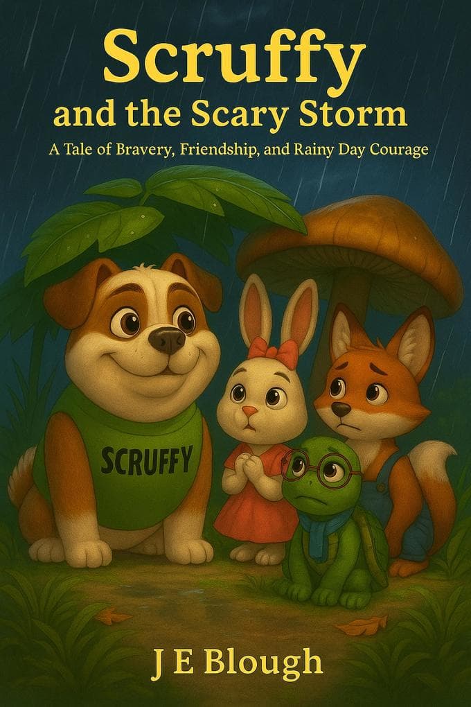 Scruffy and the Scary Storm (Scruffy the Bulldog, #3)