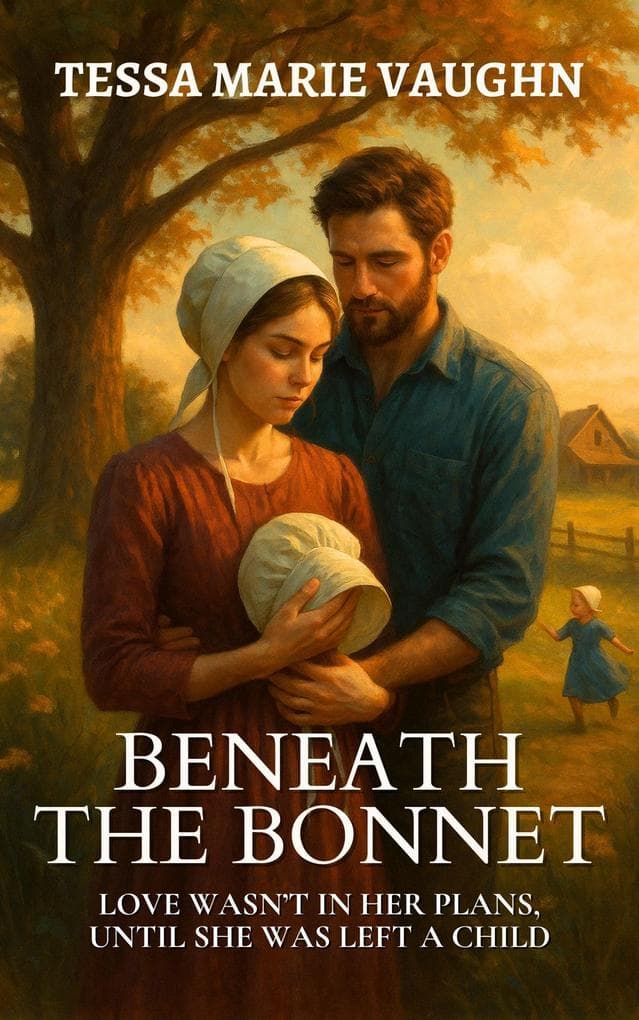 Beneath the Bonnet: Love Wasn't in Her Plans, Until She Was Left a Child (Quiet Hearts of Lancaster, #4)