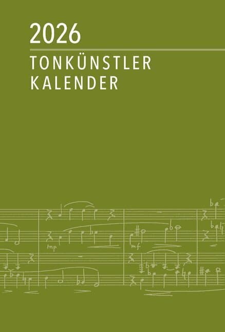 Tonkünstler-Kalender 2026