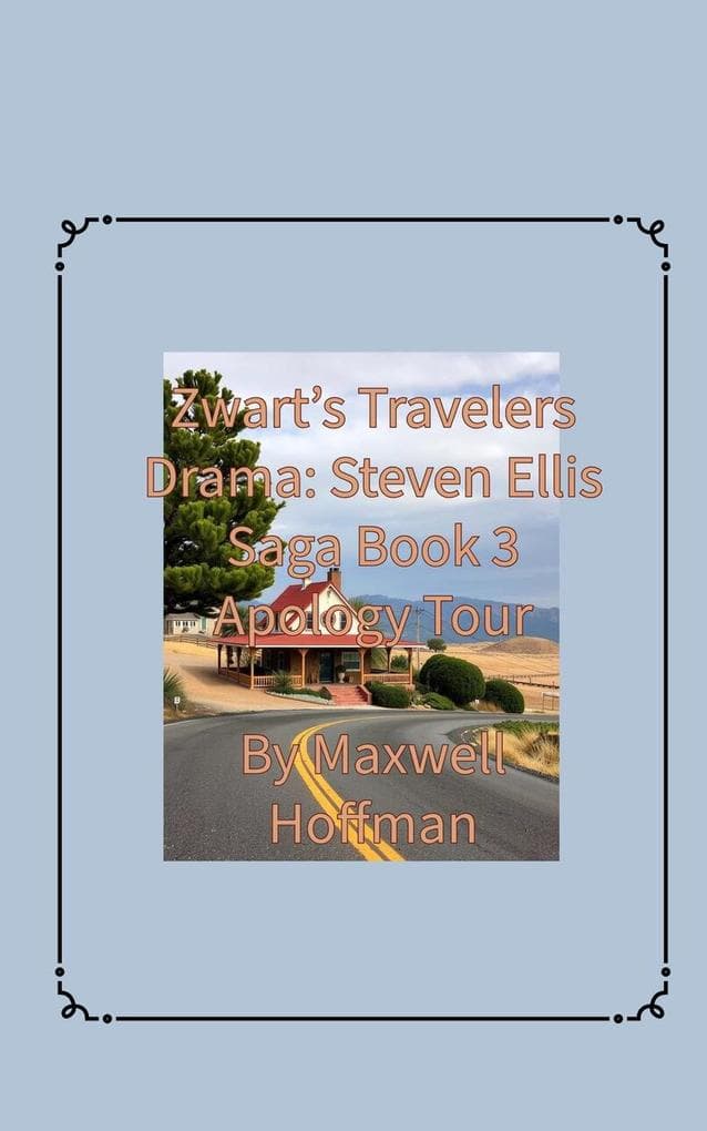 Zwart's Travelers' Drama: Steven Ellis Saga Book 3 Apology Tour