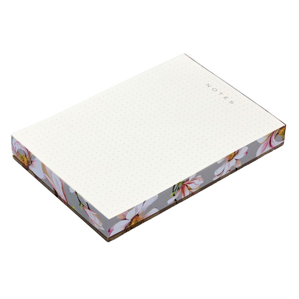 Notizblock mit Farbschnitt Magnolie