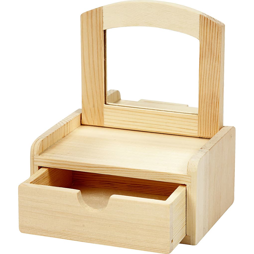 Creativ Company Spiegelkommode, Größe 12x10x6,5 cm, 1 Stk