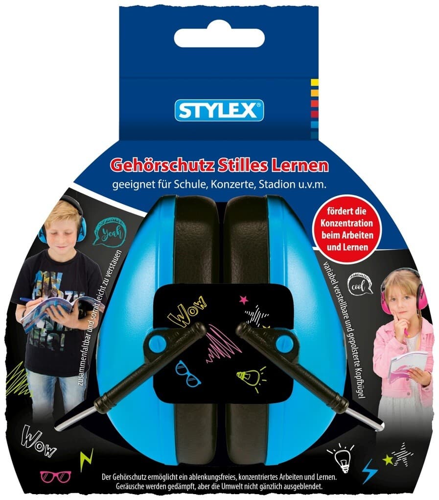 Stylex Gehörschutz Stilles Lernen, blau