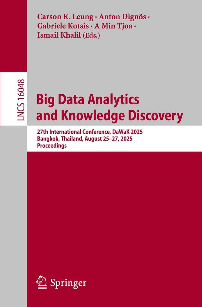 Big Data Analytics and Knowledge Discovery