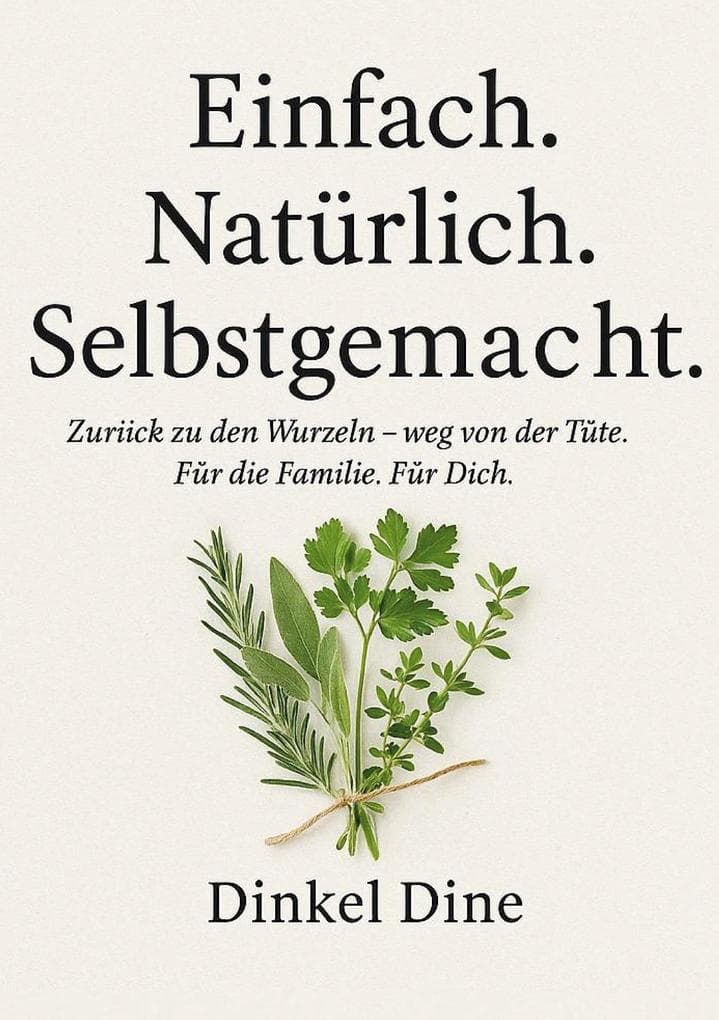 Einfach. Natürlich. Selbstgemacht.