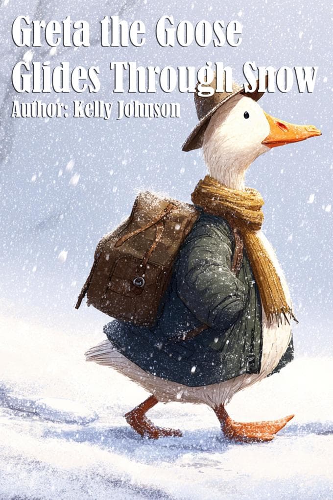Greta the Goose Glides Through Snow
