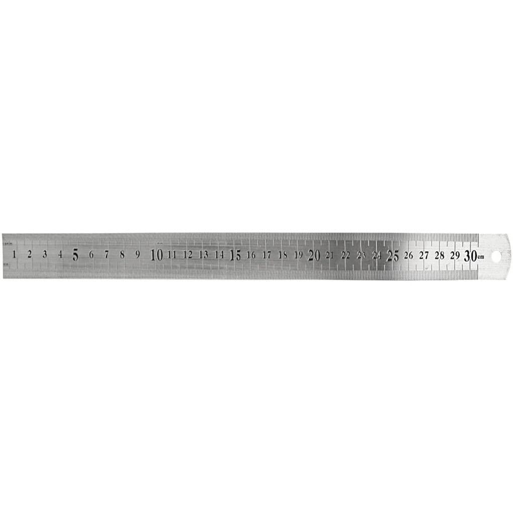 Creativ Company Metall Lineal, Länge 30 cm