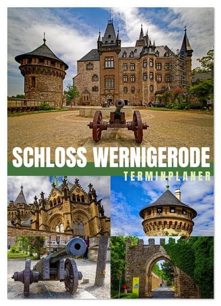 Schloss Wernigerode - Terminplaner (Wandkalender 2026 DIN A4 hoch), CALVENDO Monatskalender