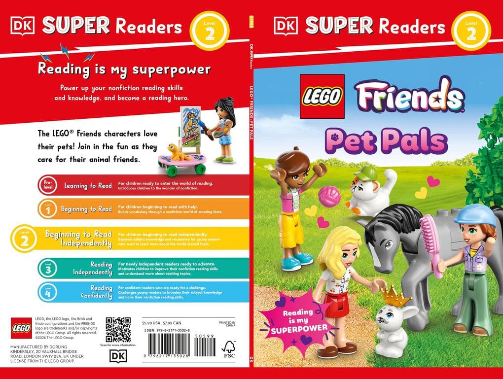 DK Super Readers Level 2 Lego Friends