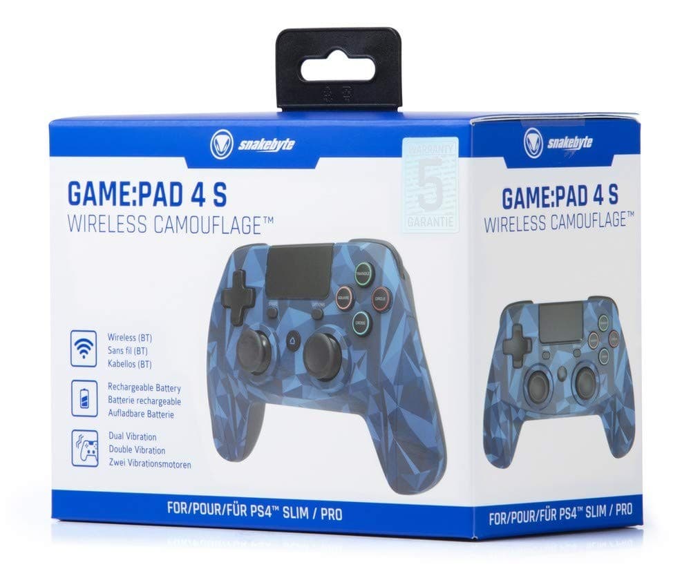 Snakebyte GAME:PAD 4S - Wireless Bluetooth Controller, camouflage