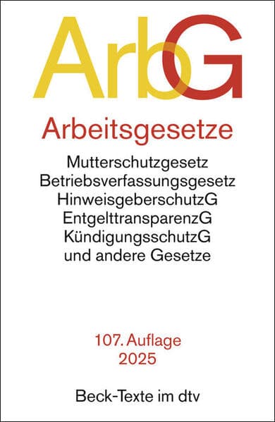 Arbeitsgesetze. ArbG