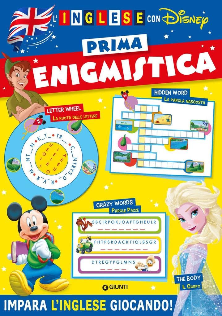 Prima enigmistica. L'inglese con Disney. Impara l'inglese giocando
