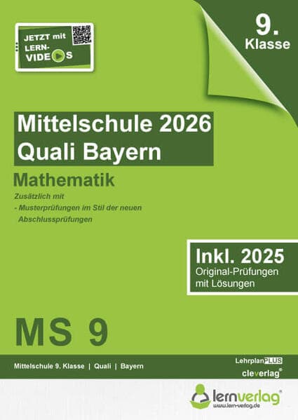 Original-Prüfungen Mittelschule Bayern 2026 Quali Mathematik