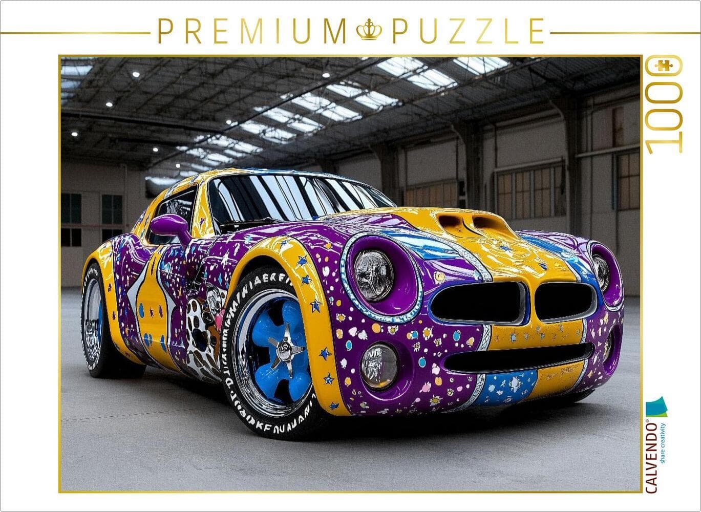 CALVENDO Puzzle K.I. am Steuer - ich chill im Massagesitz | 1000 Teile Lege-Größe 64x48cm Foto-Puzzl