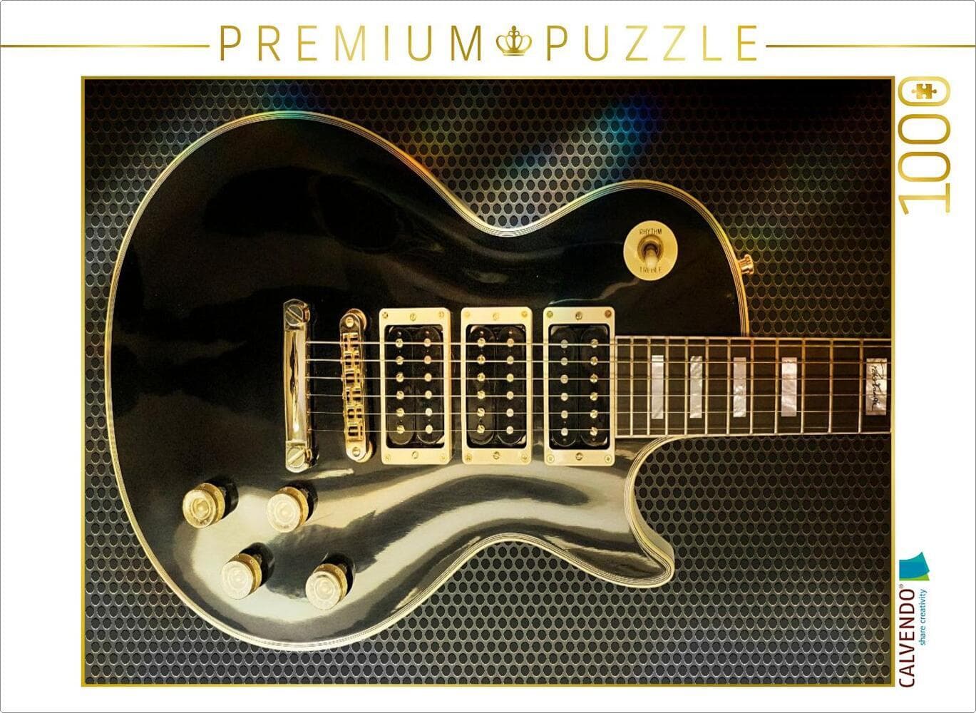 CALVENDO Puzzle Les Paul Custom Peter Frampton "Phenix" Signature | 1000 Teile Lege-Größe 64x48cm Fo