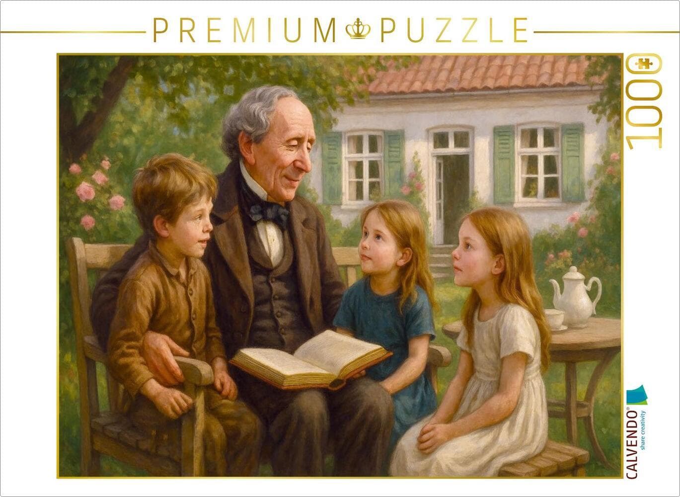 CALVENDO Puzzle Hans Christian Andersen | 1000 Teile Lege-Größe 64x48cm Foto-Puzzle für glückliche S