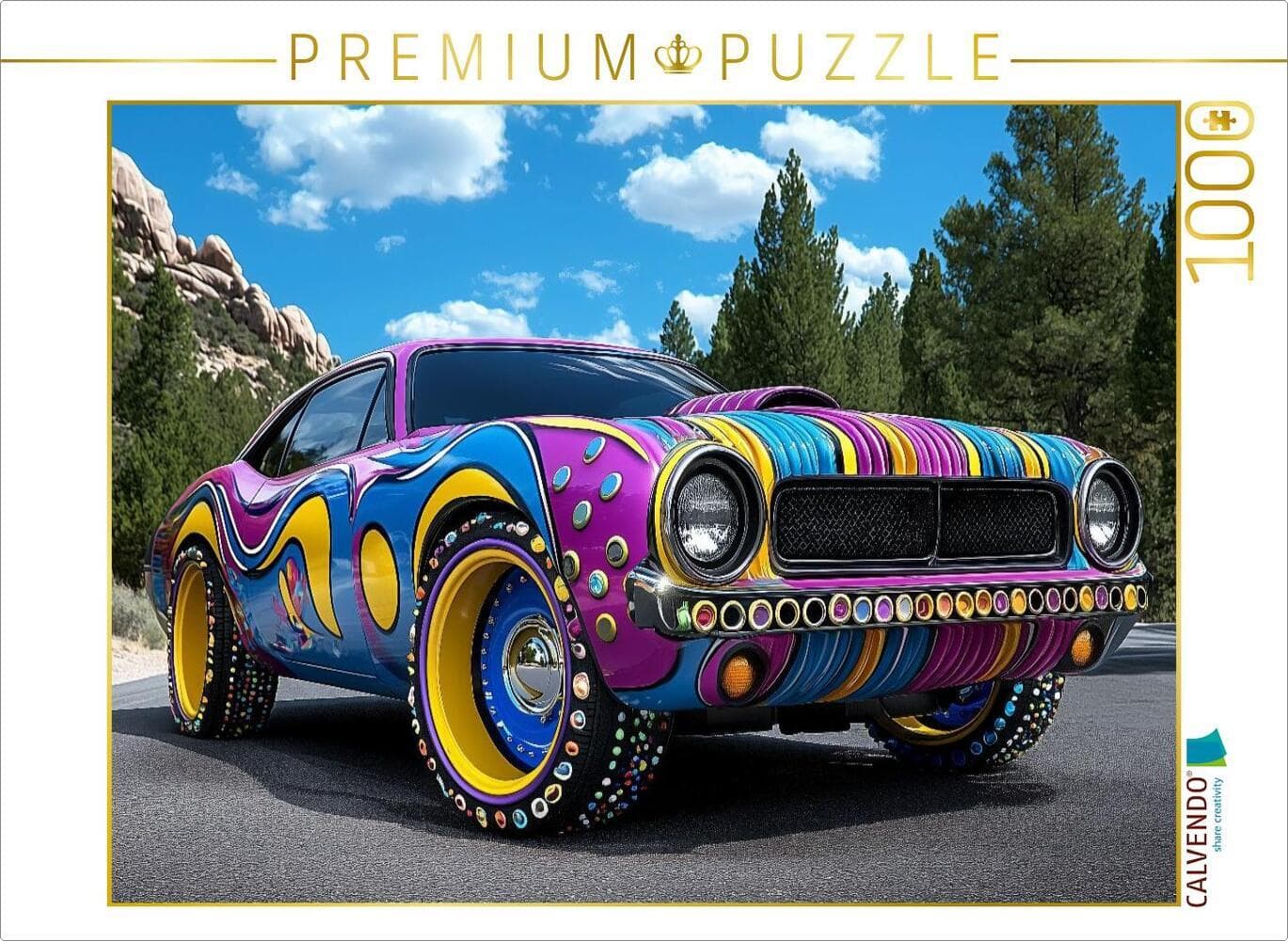 CALVENDO Puzzle Lautlos, aber mit eingebautem DJ | 1000 Teile Lege-Größe 64x48cm Foto-Puzzle für glü