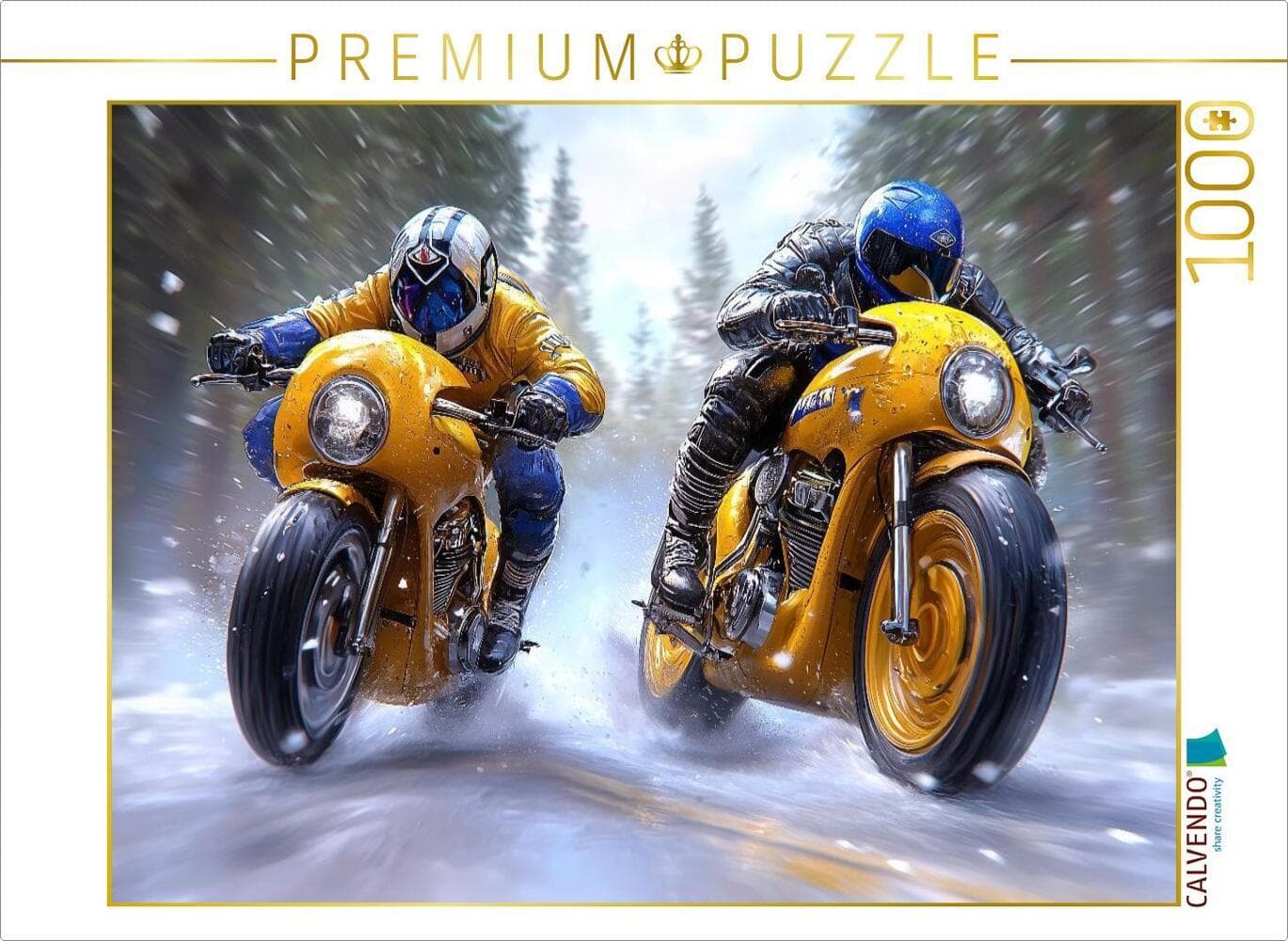 CALVENDO Puzzle Zukunft? Ich sitz schon drauf! | 1000 Teile Lege-Größe 64x48cm Foto-Puzzle für glück