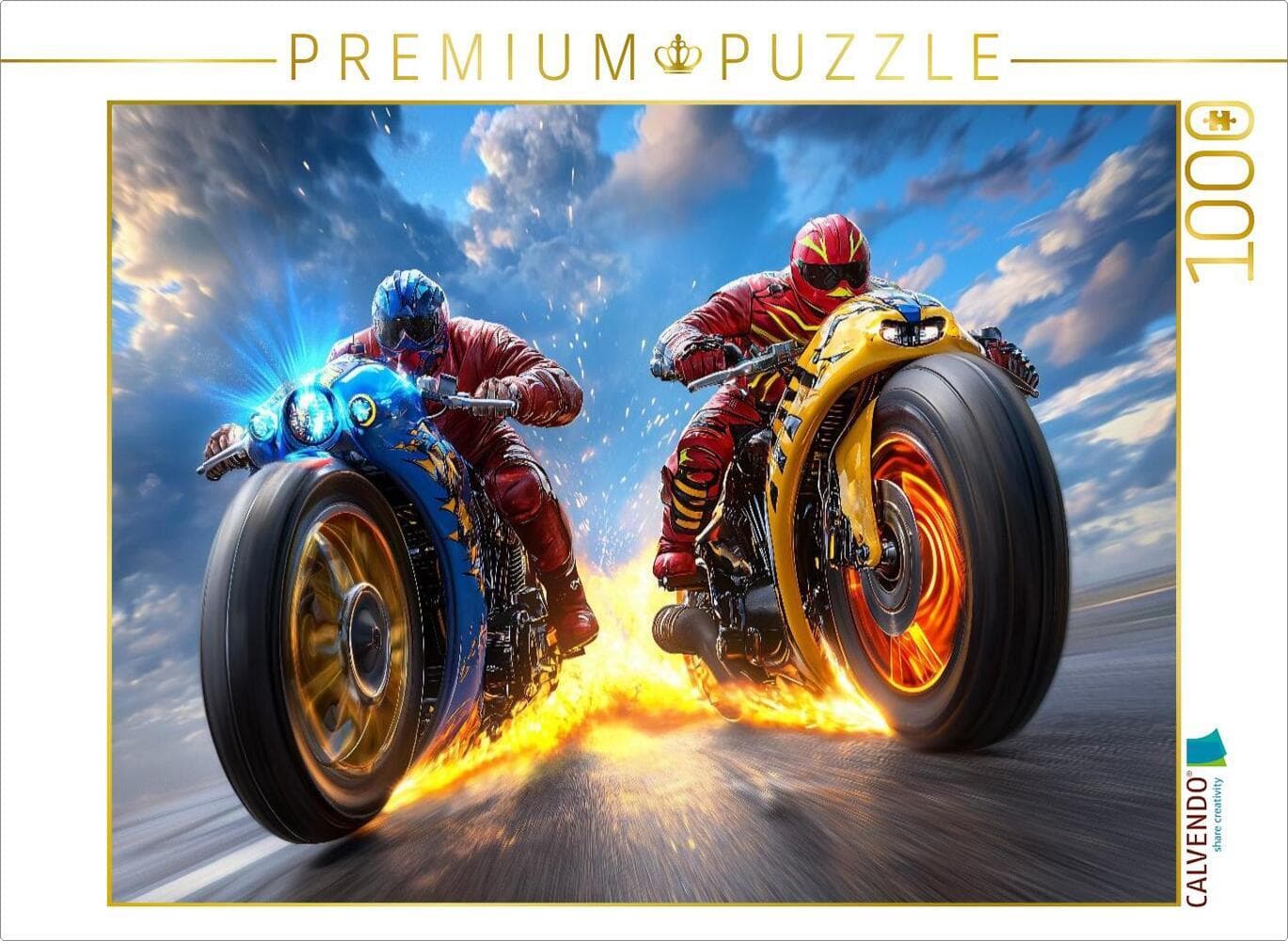 CALVENDO Puzzle Ein Motiv aus dem Kalender Ziro Rider | 1000 Teile Lege-Größe 64x48cm Foto-Puzzle fü