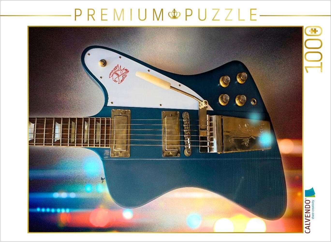 CALVENDO Puzzle Custom E-Gitarre 1963 Firebird V Maestro | 1000 Teile Lege-Größe 64x48cm Foto-Puzzle