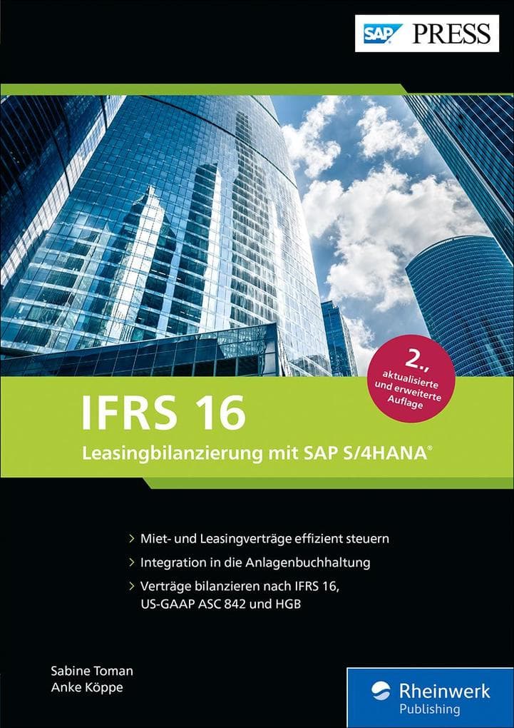 IFRS 16 - Leasingbilanzierung mit SAP S/4HANA