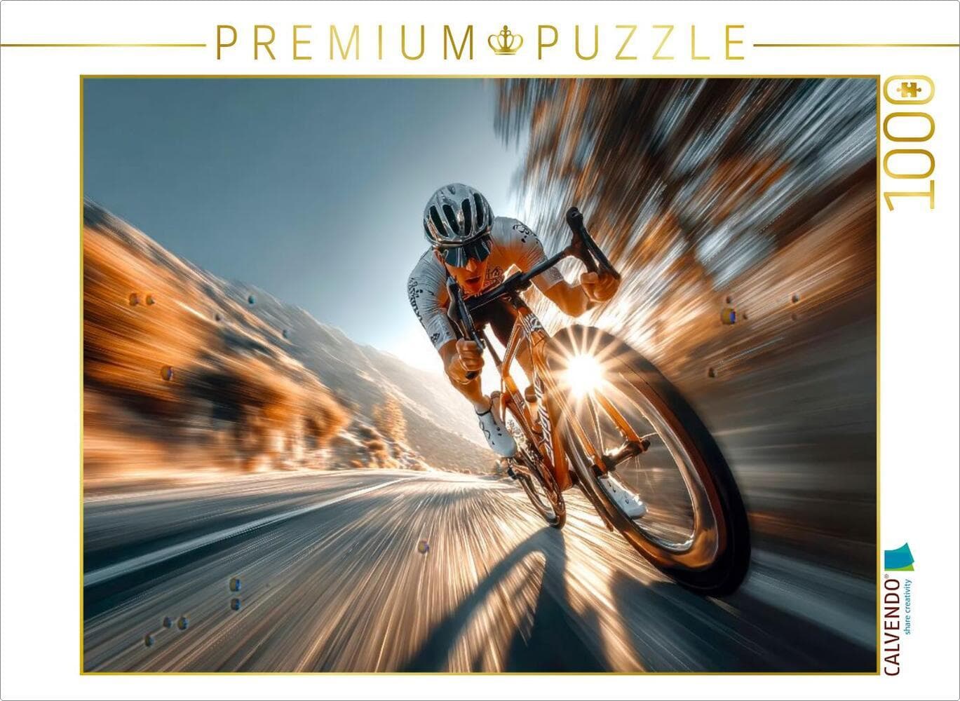 CALVENDO Puzzle Auf dem Rad geht es weiter | 1000 Teile Lege-Größe 64x48cm Foto-Puzzle für glückliche Stunden
