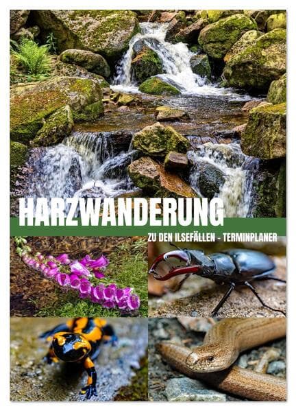 Harzwanderung zu den Ilsefällen - Terminplaner (Wandkalender 2026 DIN A2 hoch), CALVENDO Monatskalender
