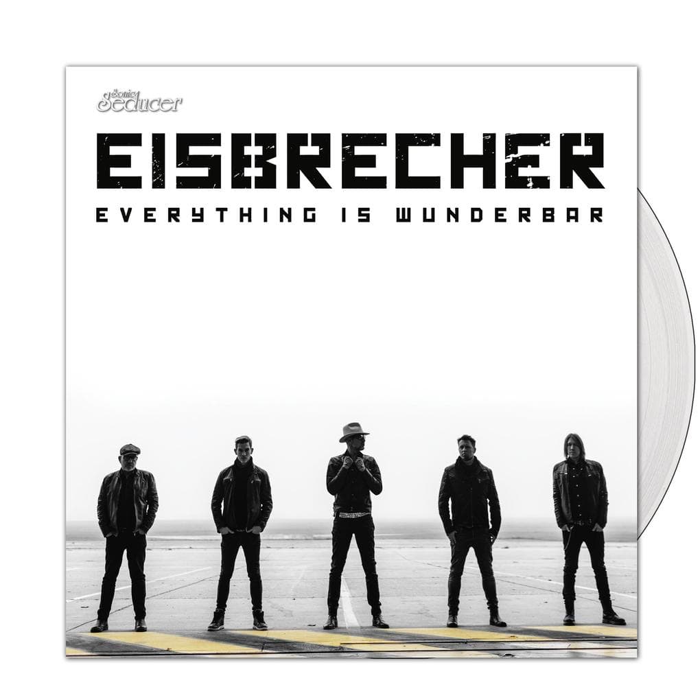 Eisbrecher: Deluxe 7"-Vinyl-Single - Transparent limited 199 Exemplare mit signiertem Lyric-Inlay im Kasten-Sleeve. Sonic Seducer 03/2025 inklusive Eisbrecher-Titel + Exklusiv-CD-Track und "Kaltfront"-Sticker.