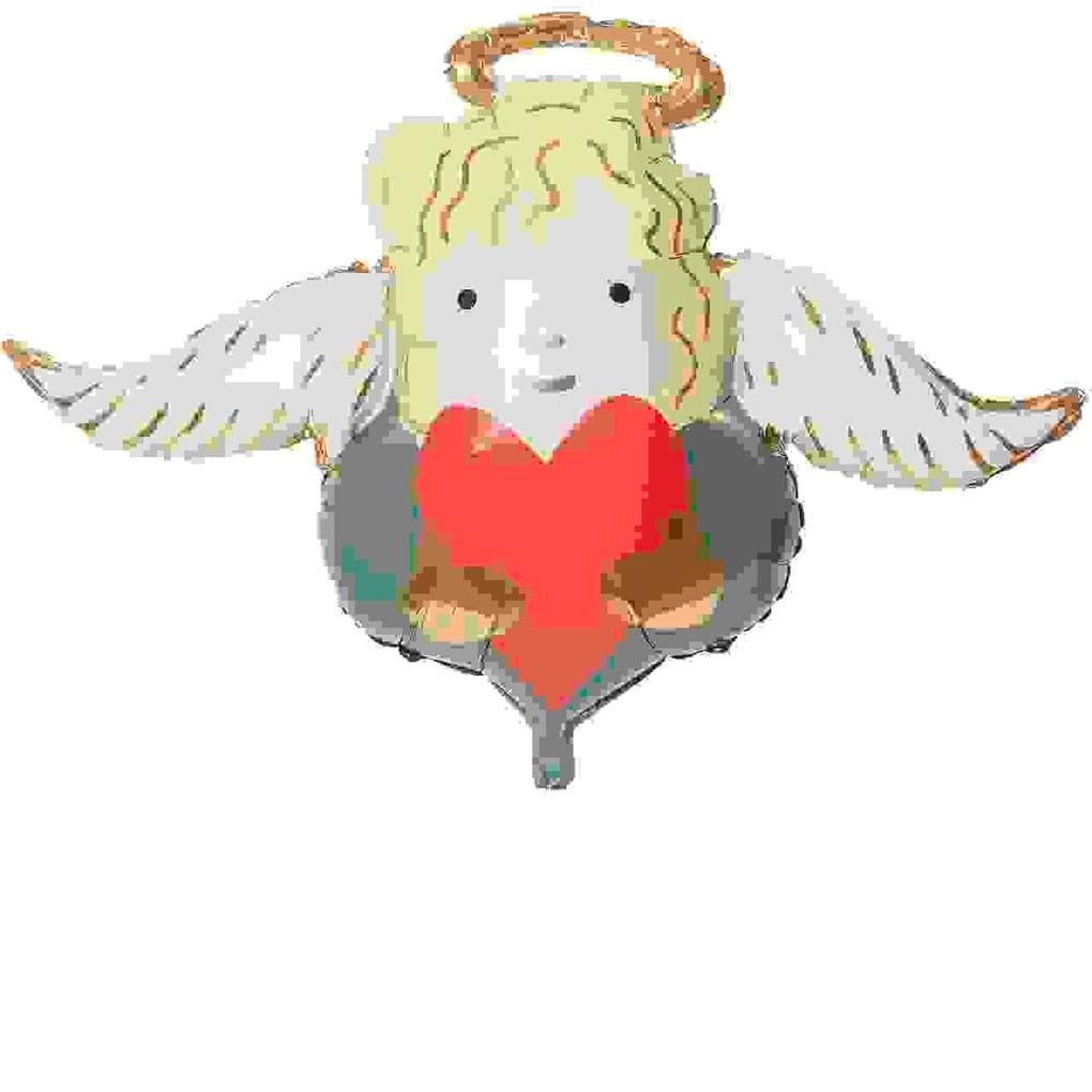 Folienballon Engel mit Herz