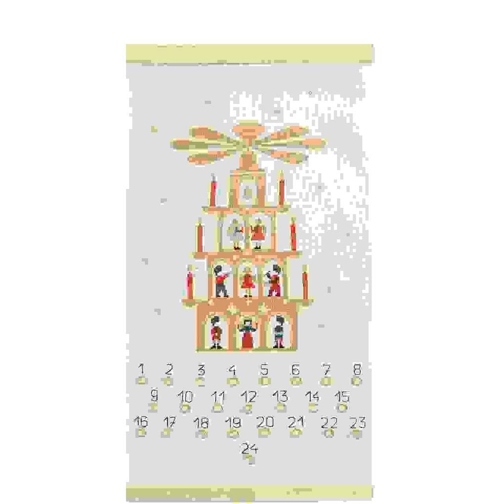 Stickpackung Gezählter Kreuzstich, Adventskalender, FSC 100%