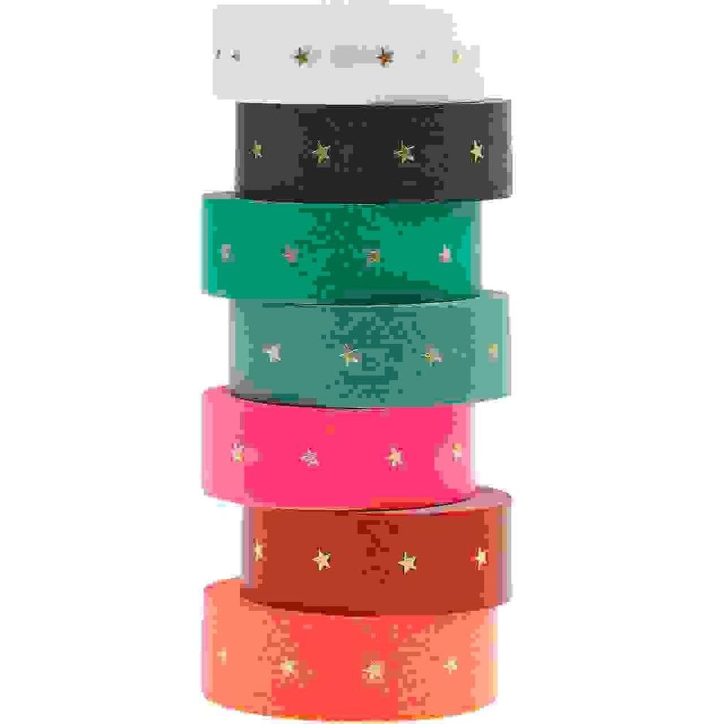 Maxi Tape Set, Sterne FSC MIX, 7 Stk.