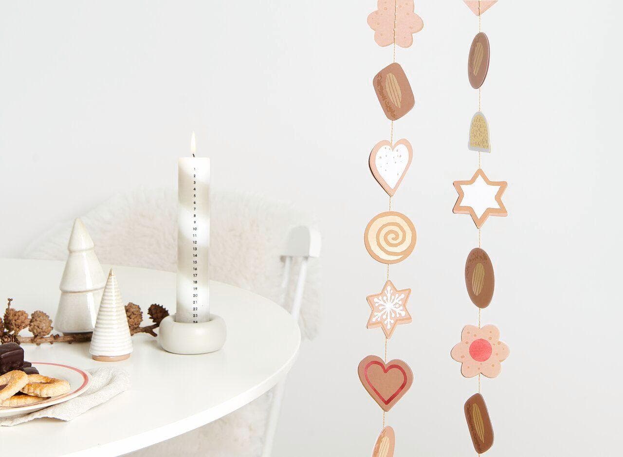 Genähte Girlande Cookies FSC MIX