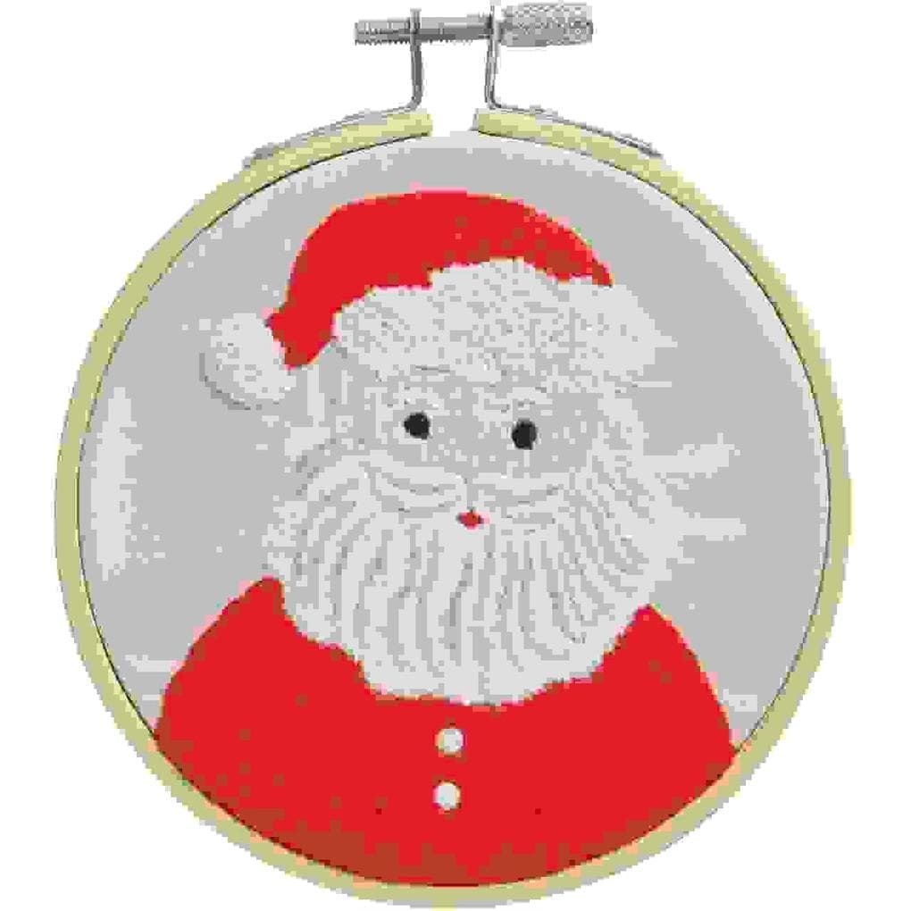 Stickpackung Vorgezeichnet, Portrait Santa