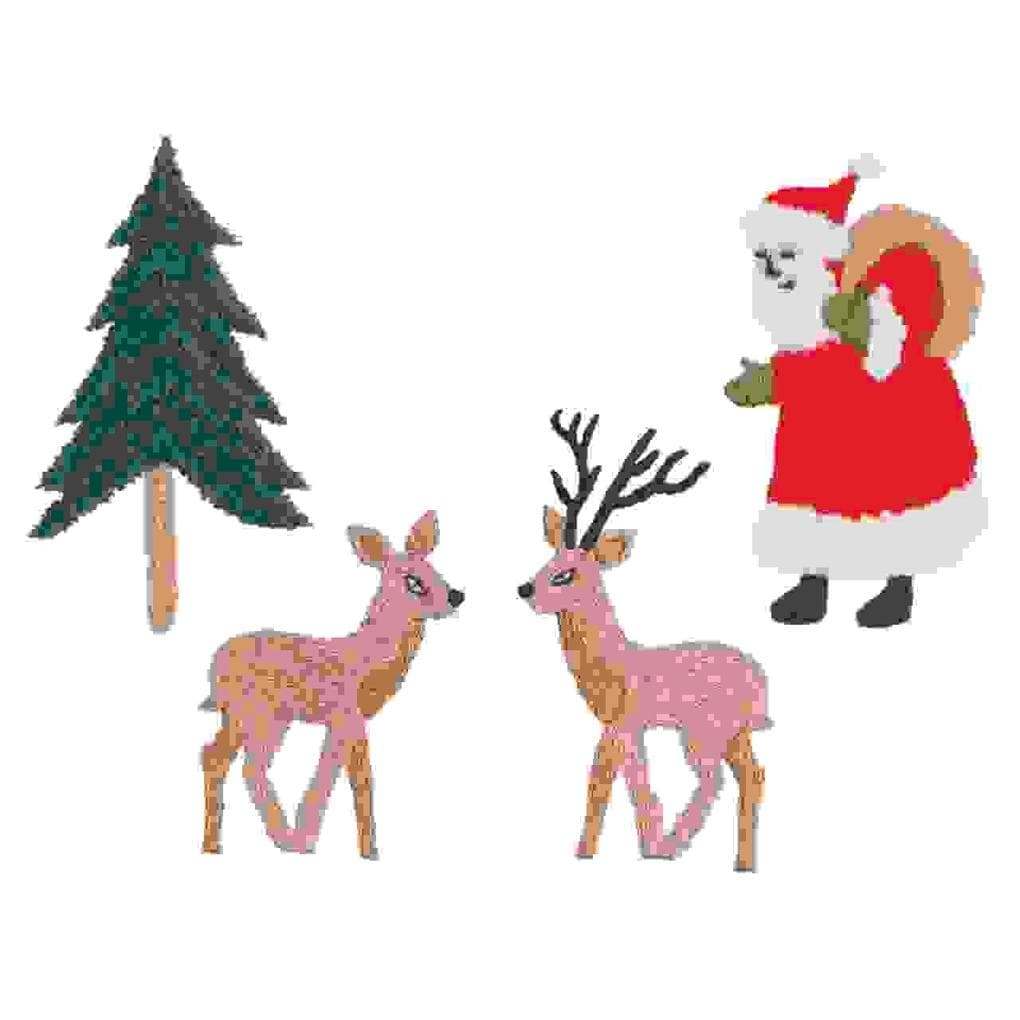 Stick & Stitch Packung, Weihnachtswald