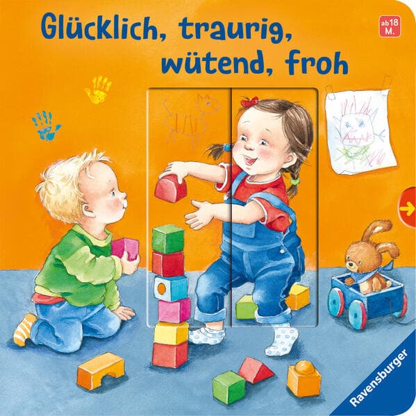 Glücklich, traurig, wütend, froh
