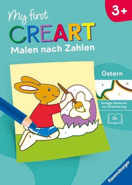 CreArt Malen nach Zahlen ab 3: Ostern
