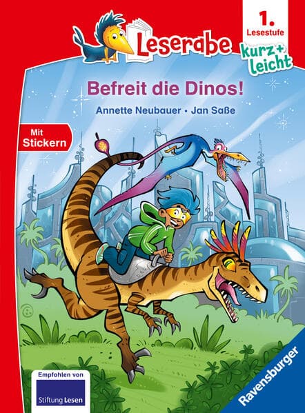 Leserabe 1. Lesestufe Kurz und leicht - Befreit die Dinos!