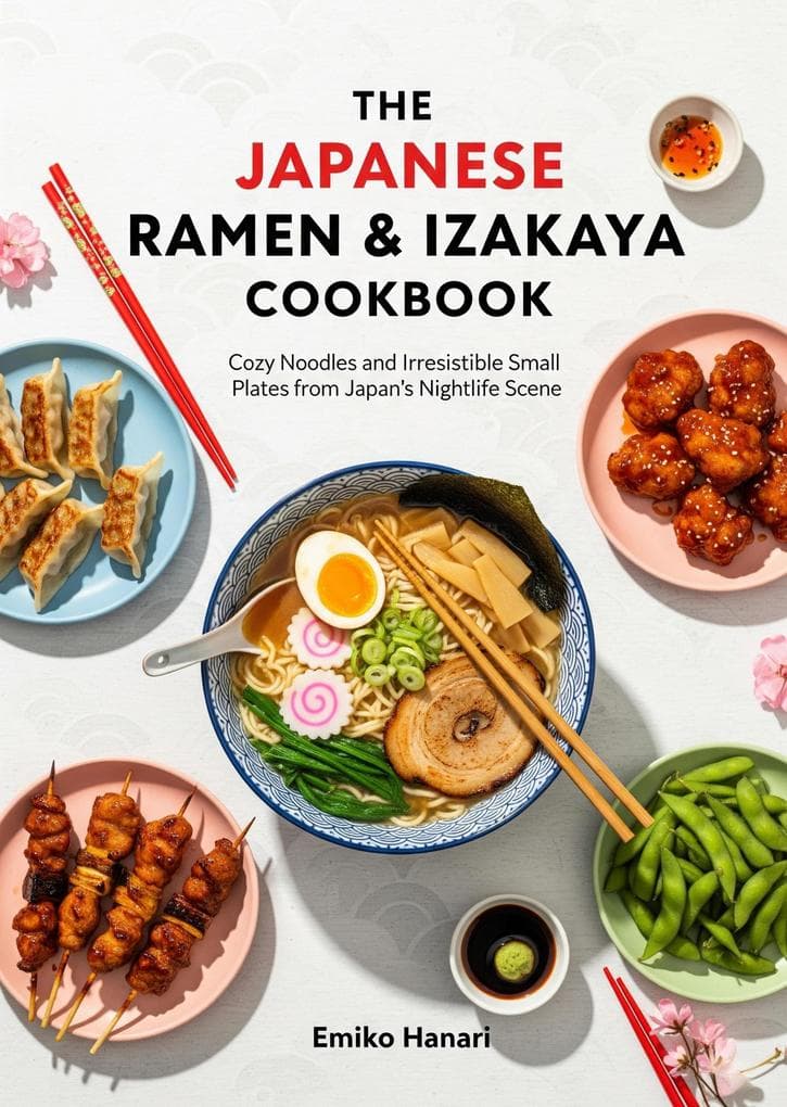 The Japanese Ramen & Izakaya Cookbook: Cozy Noodles and Irresistible Small Plates from Japan's Nightlife Scene