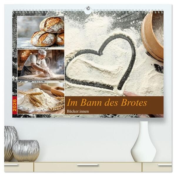 Im Bann des Brotes - Bäcker:innen (hochwertiger Premium Wandkalender 2026 DIN A2 quer), Kunstdruck in Hochglanz