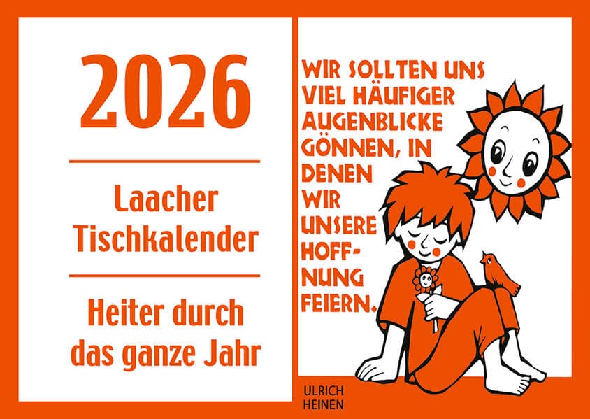 Laacher Tischkalender Heiter durch das Jahr 2026