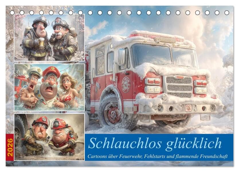 Schlauchlos glücklich (Tischkalender 2026 DIN A5 quer), CALVENDO Monatskalender