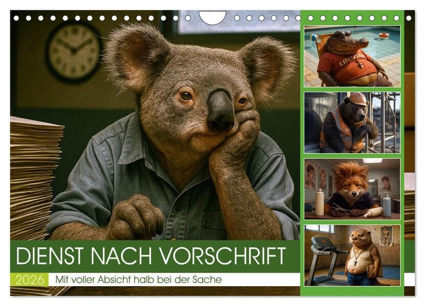 Dienst nach Vorschrift (Wandkalender 2026 DIN A4 quer), CALVENDO Monatskalender