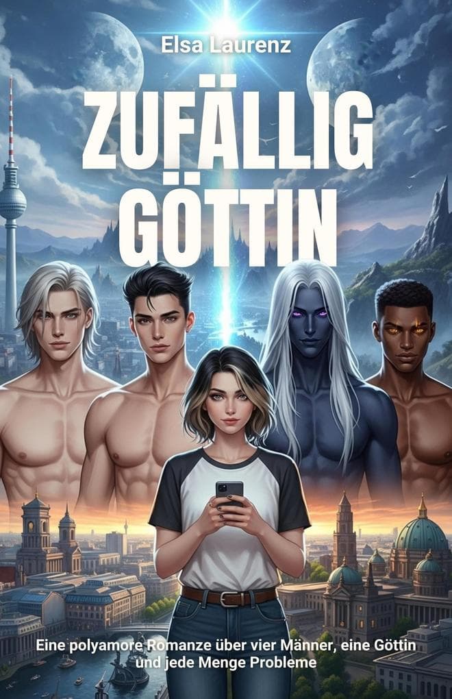 Zufällig Göttin: Eine polyamore Romanze über vier Männer, eine Göttin und jede Menge Probleme