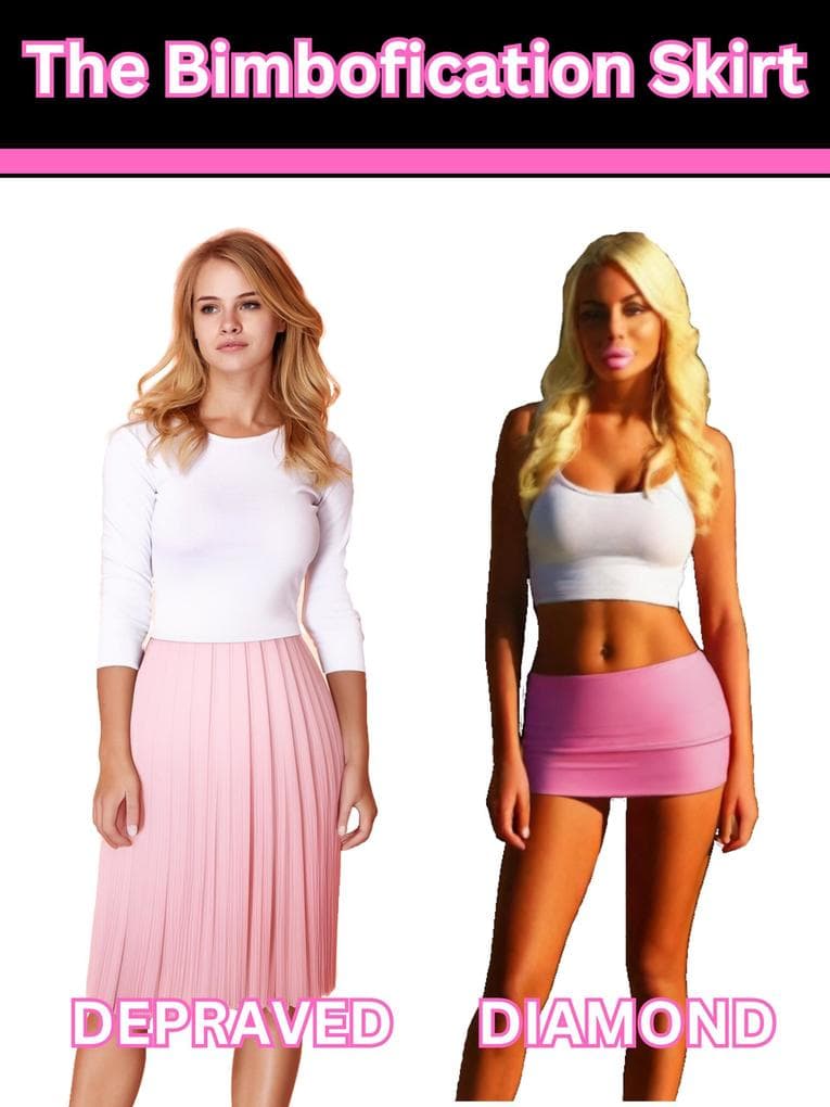 The Bimbofication Skirt (Bimbofication Stories)