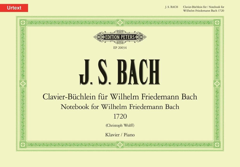 Notebook for Wilhelm Friedemann Bach