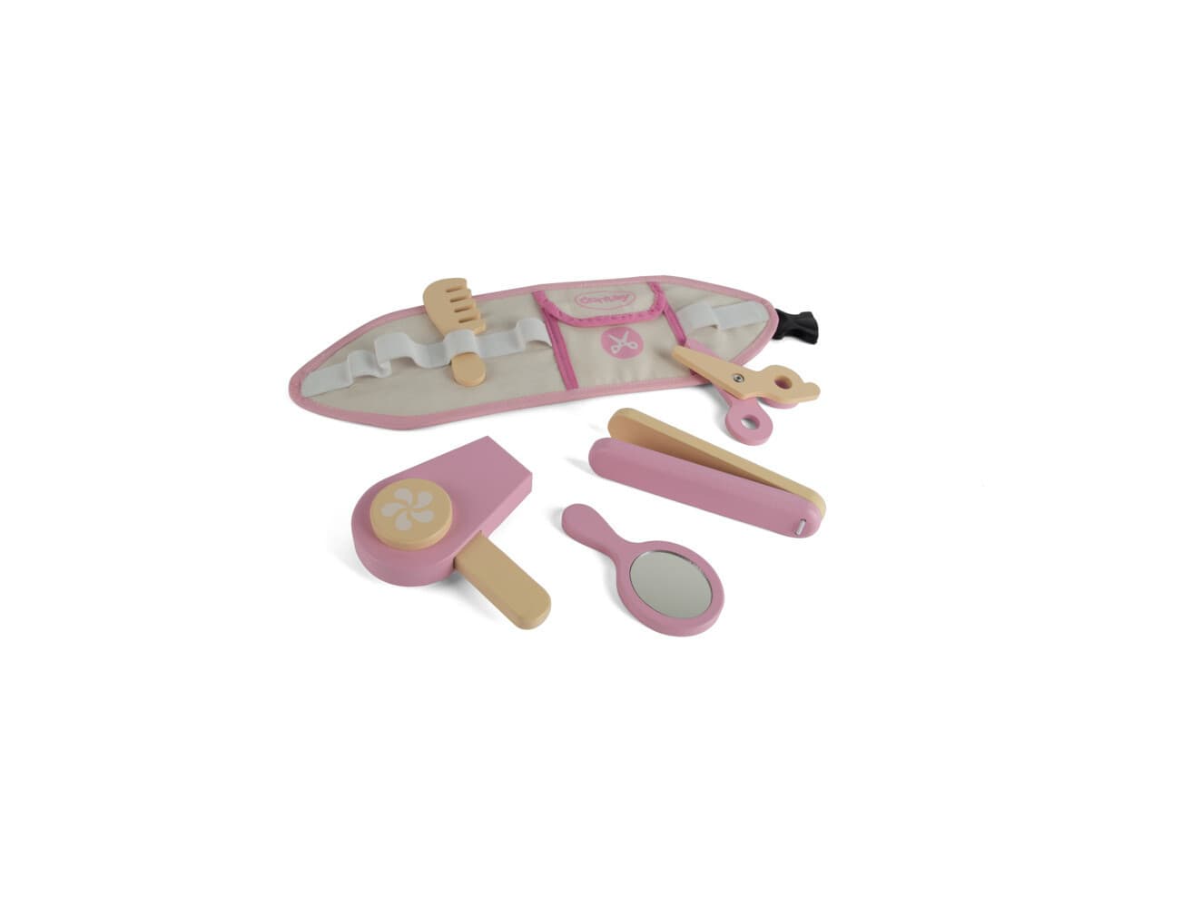 Friseurset Holz Geschenkbox 6 Teile