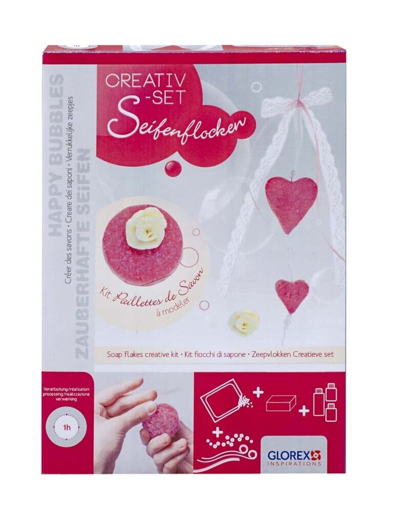 Seifenflockenpackung Creativ-Set Herzen