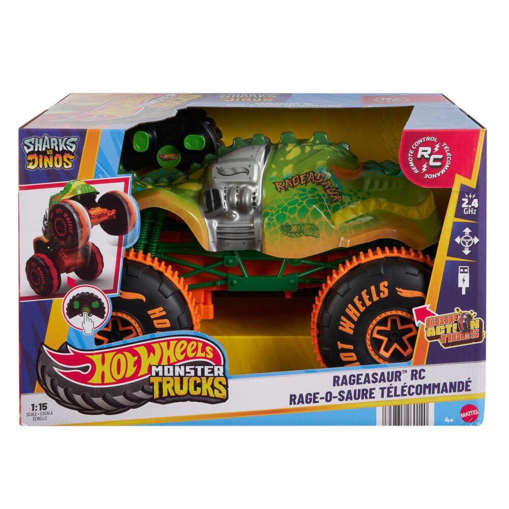 Hot Wheels Monster Trucks R/C Rageasaur 1:15