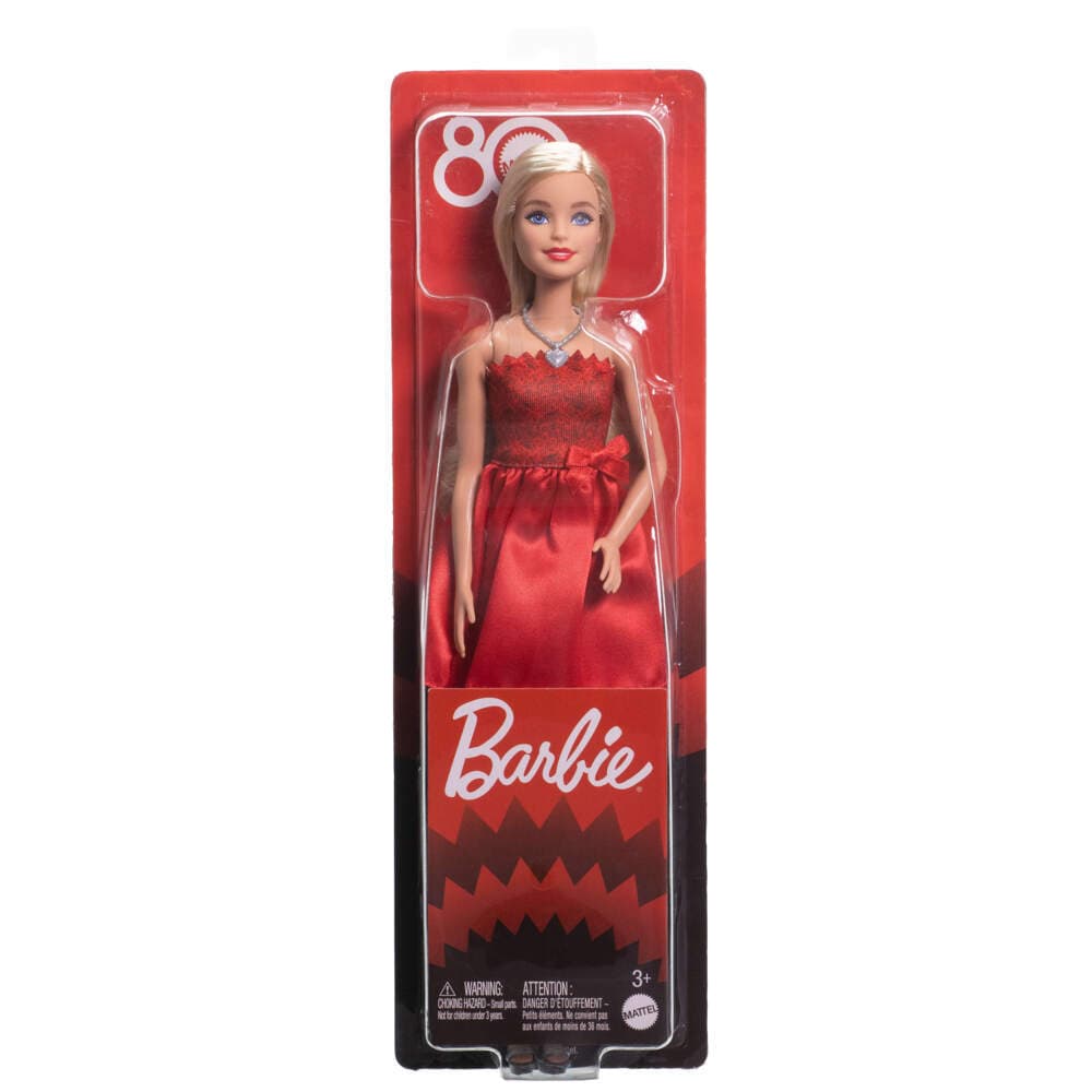 Barbie Mattel 80th Anniversary Ruby Red Doll