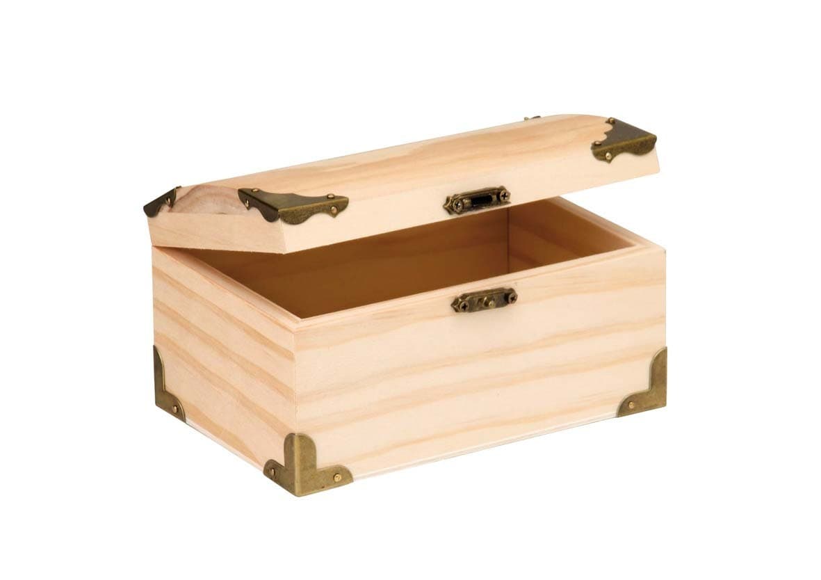 Schatztruhe mittel, Kiefer NZ 15x9,5x8cm